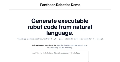 Robot Code Generator