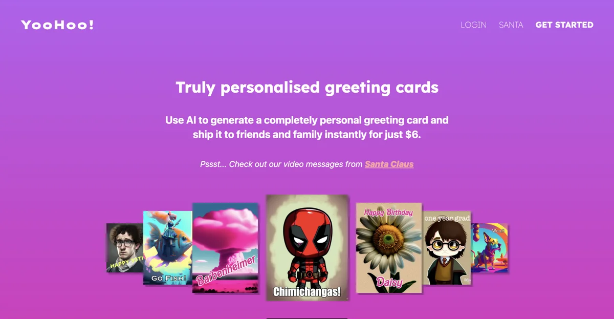 YooHoo! - Create Personalized AI Greeting Cards