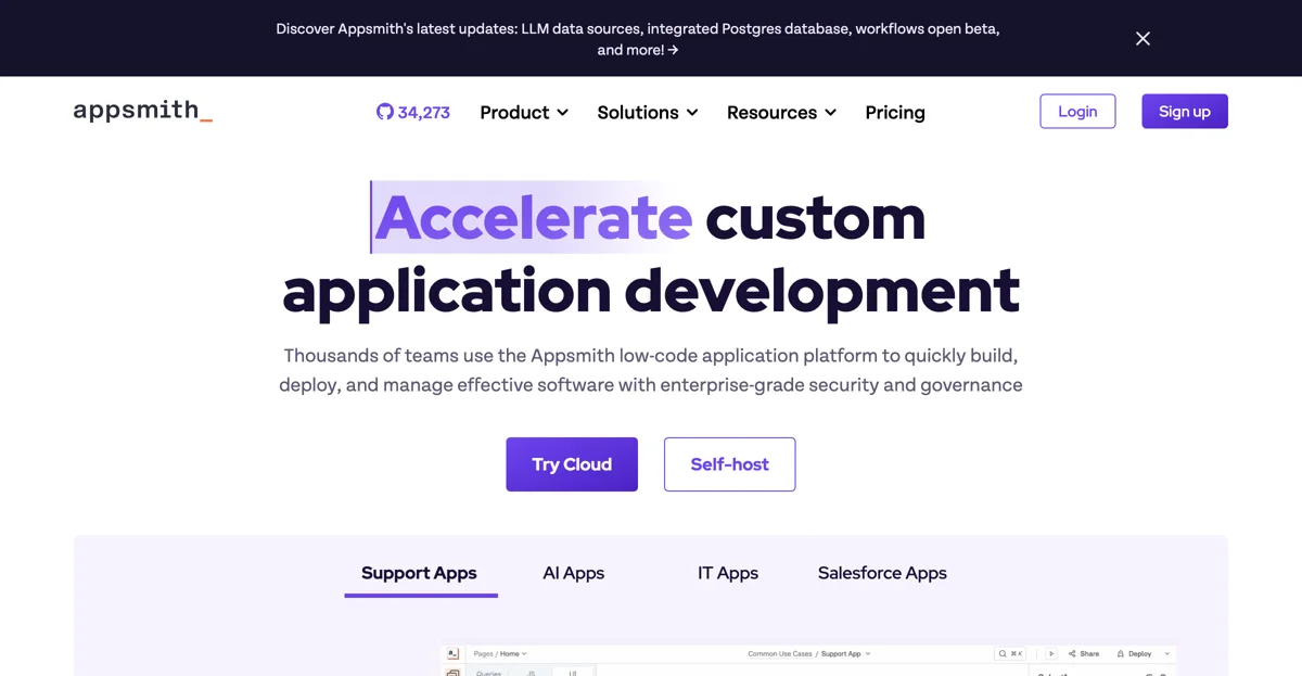 Appsmith: Revolutionizing Low-Code Application Development