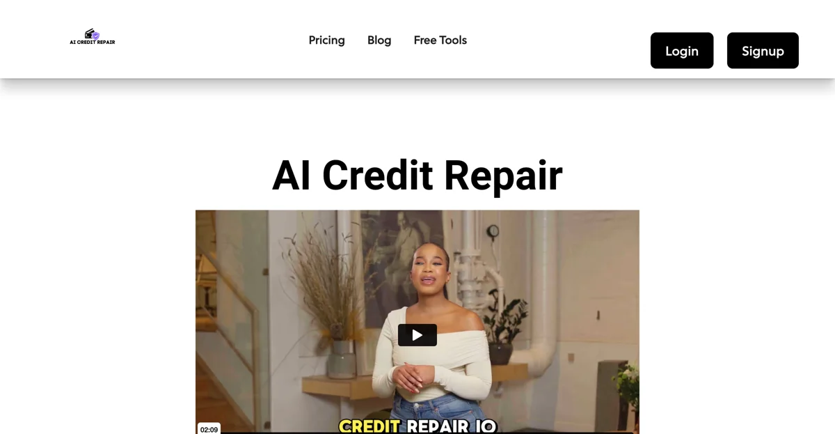 AI Credit Repair | Dùng AI Để Sửa Điểm Tín Dụng