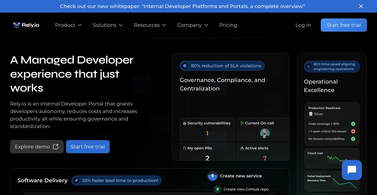 Unlock Engineering Excellence with Rely.io: The Ultimate Developer Portal