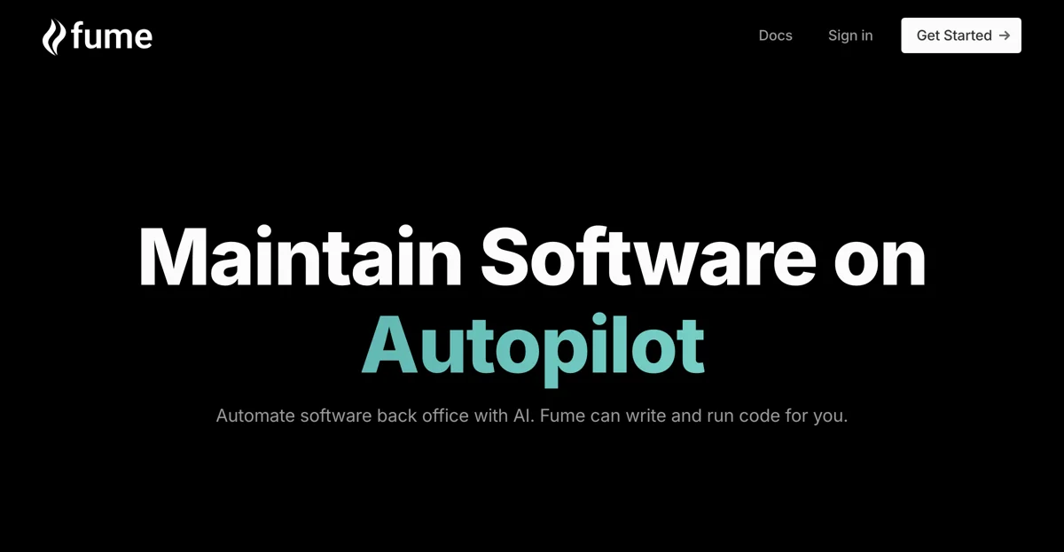 Fume: Your AI Partner for Software Development