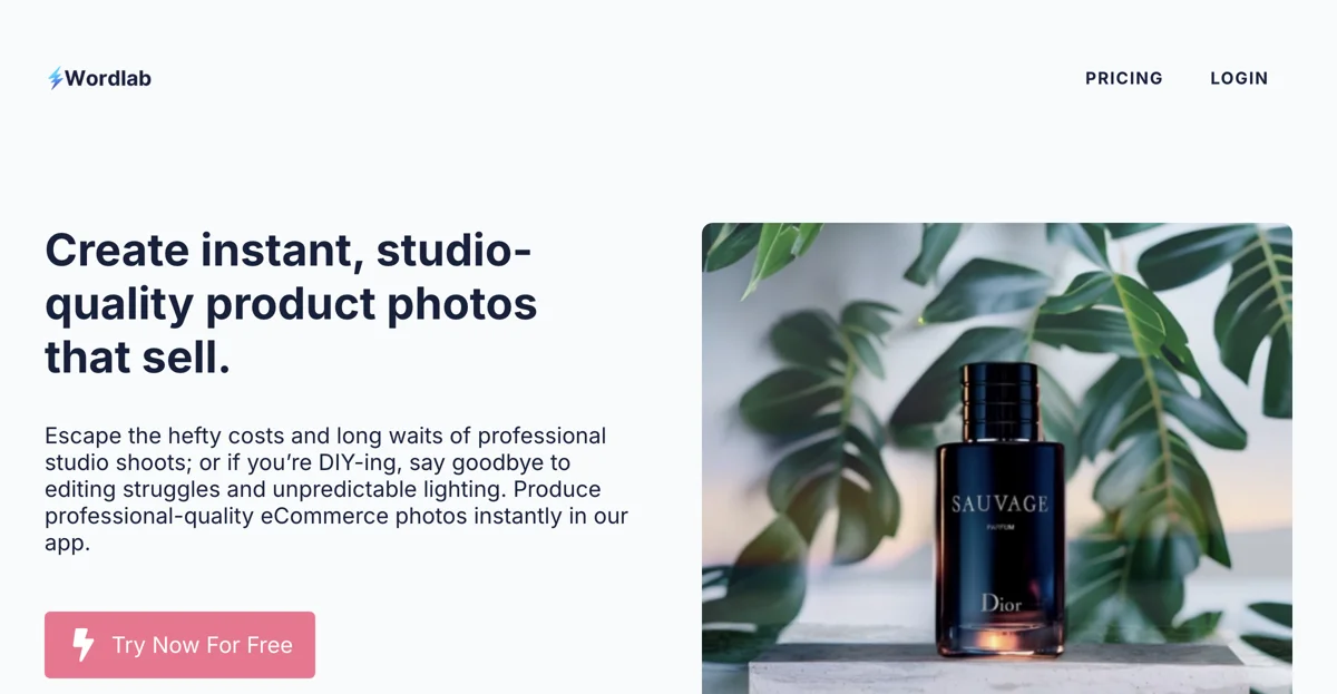 Transform Your eCommerce Photos with Wordlab's AI Tool