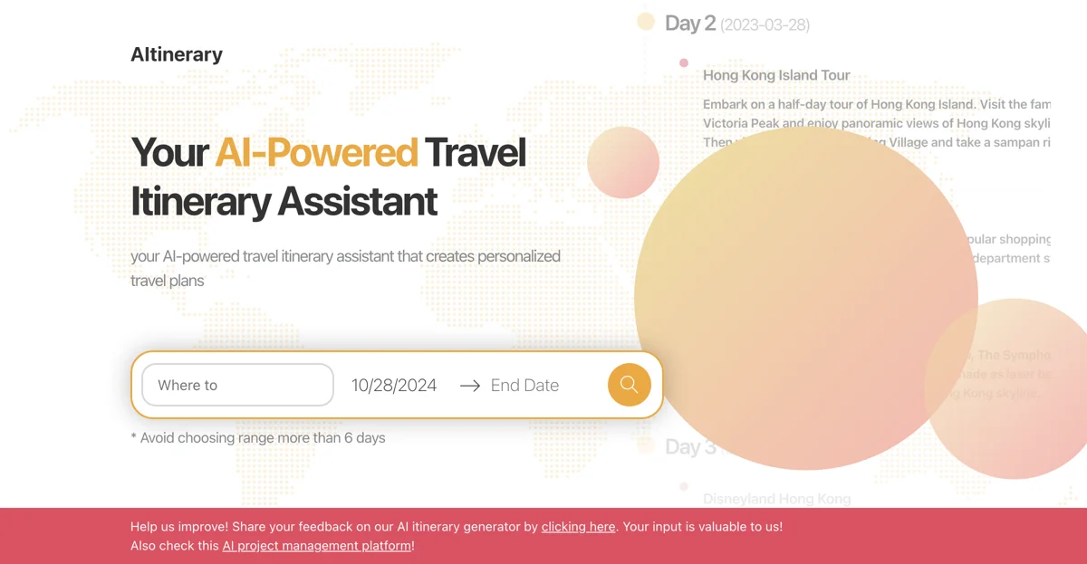 AItinerary: Your AI Travel Itinerary Assistant