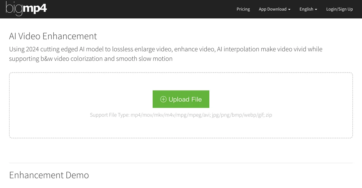 Enhance Your Videos with Bigmp4: AI Video Enhancement Tool