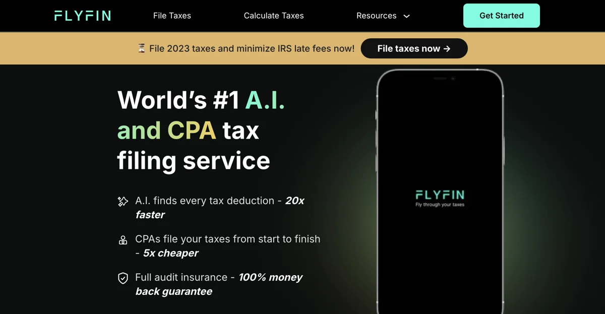 File Self-Employed Taxes With The #1 A.I. Tax Service | FlyFin