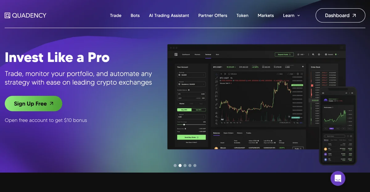 Quadency: Advanced Trading Tools for Everyone