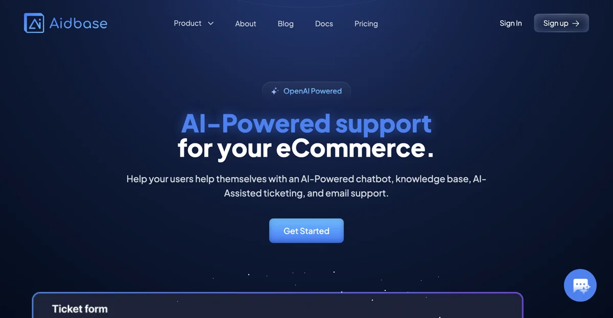 Aidbase: AI-Powered Support Solutions for SaaS Startups