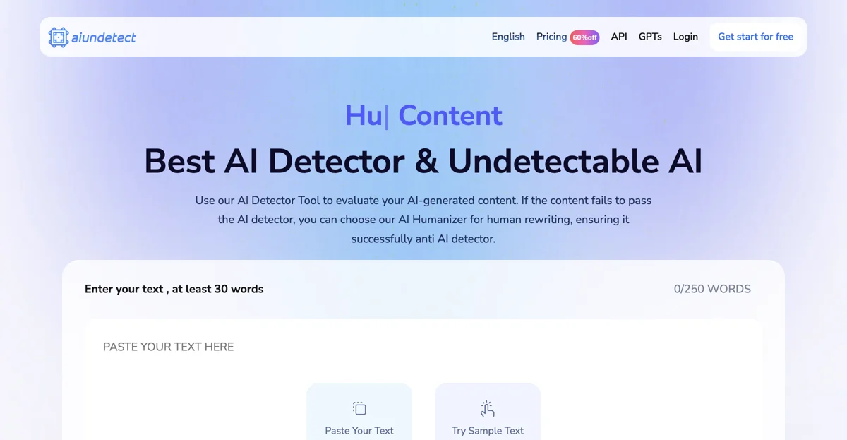 AI Undetect: The Best AI Checker and Humanizer Tool