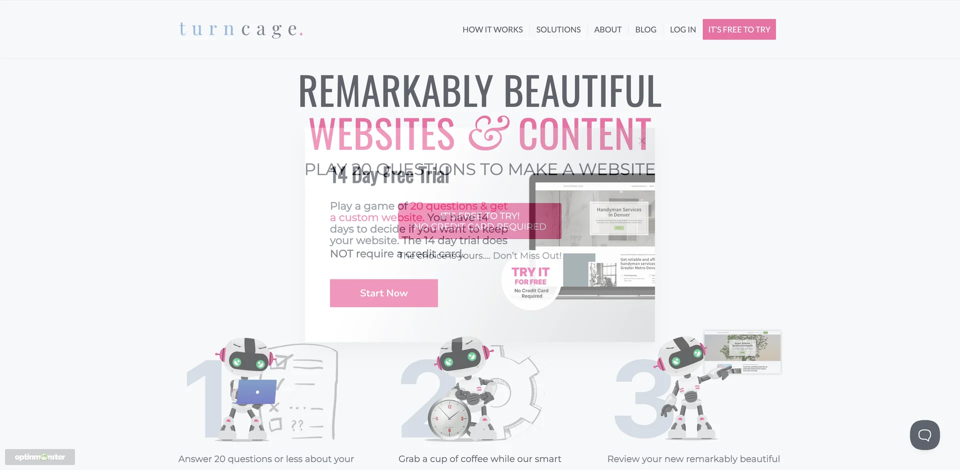 Create Stunning Websites Effortlessly with TurnCage