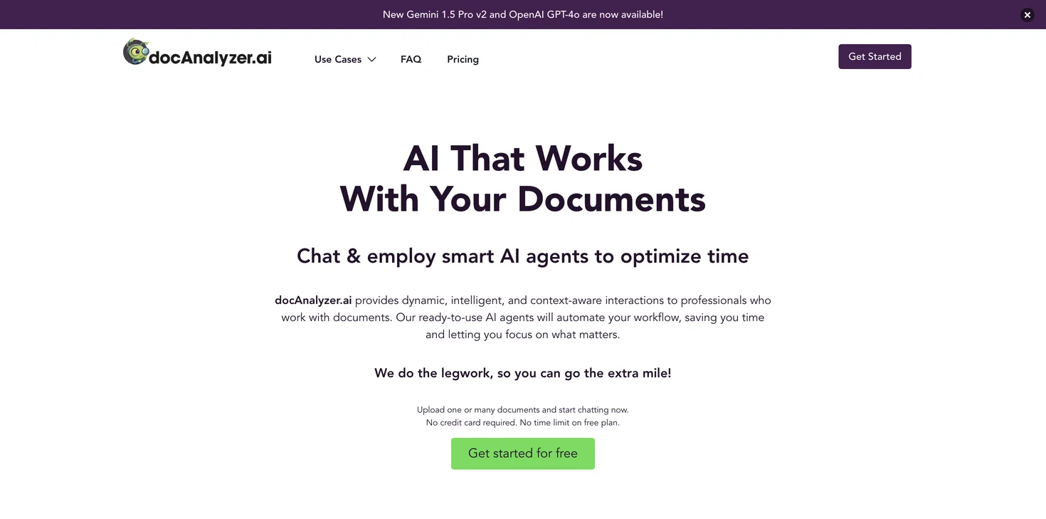 docAnalyzer.ai: AI-Powered Document Management Tool