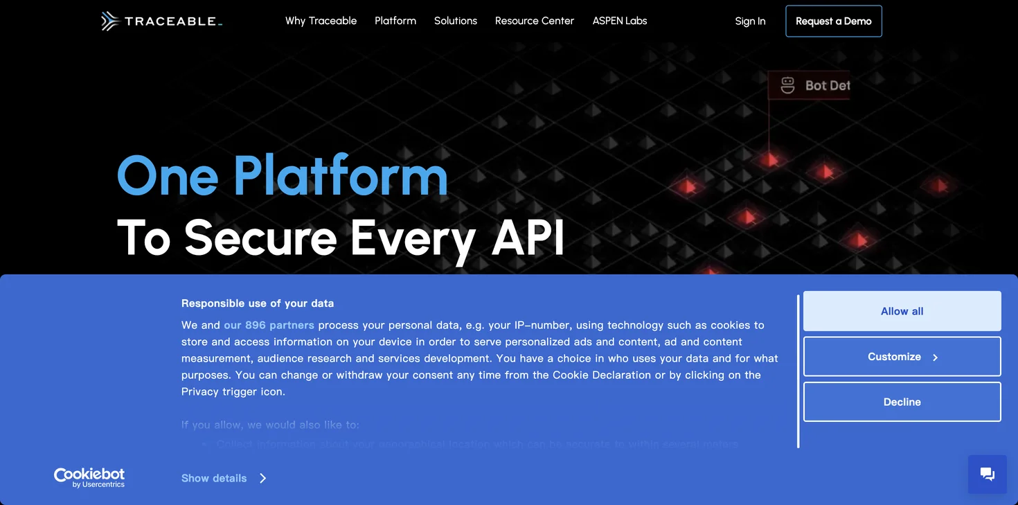 Traceable: Intelligent API Security at Enterprise Scale