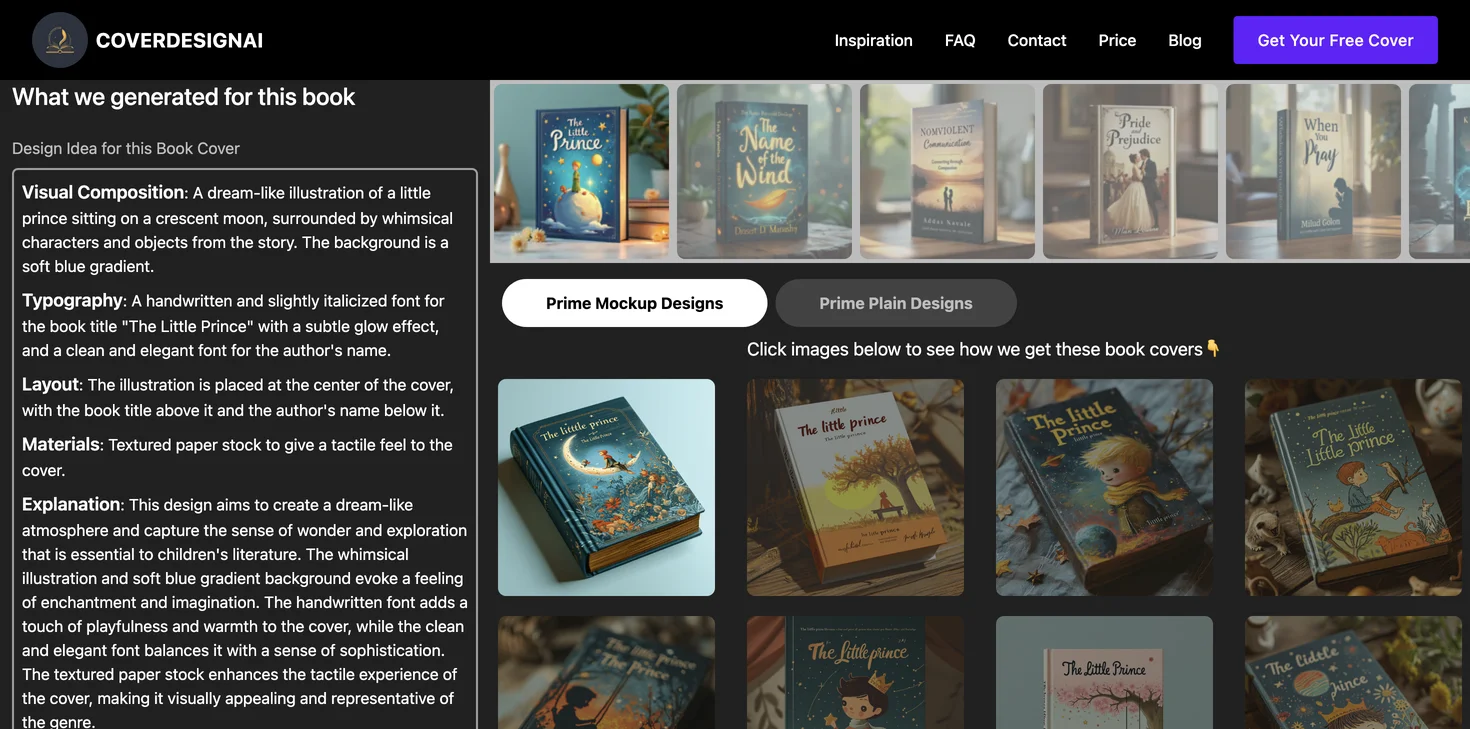 Create Stunning Book Covers with CoverDesignAI