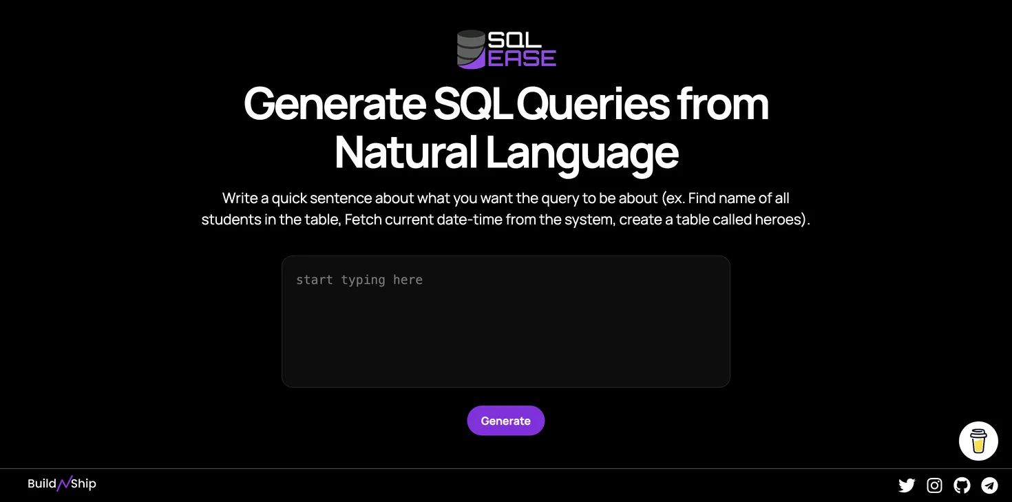 SQL-Ease: Effortlessly Generate SQL Queries from Natural Language