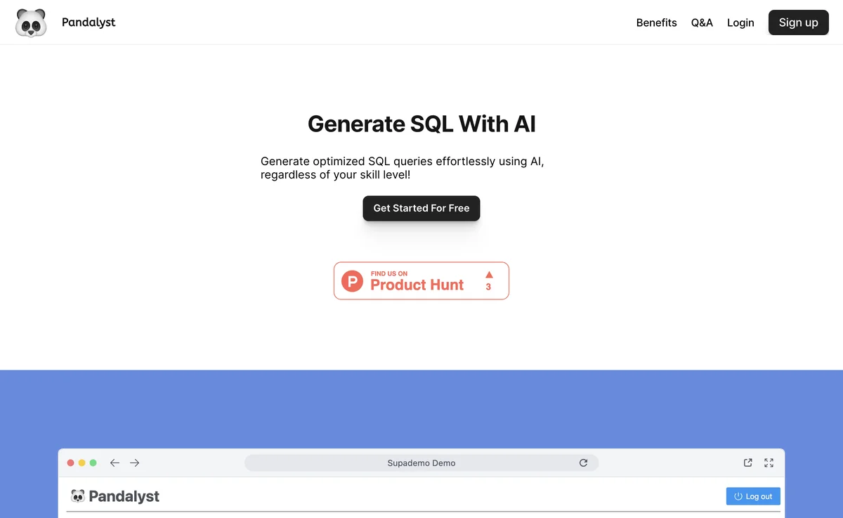 Pandalyst: Effortlessly Generate SQL Queries with AI