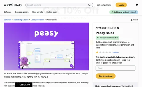 Peasy Sales