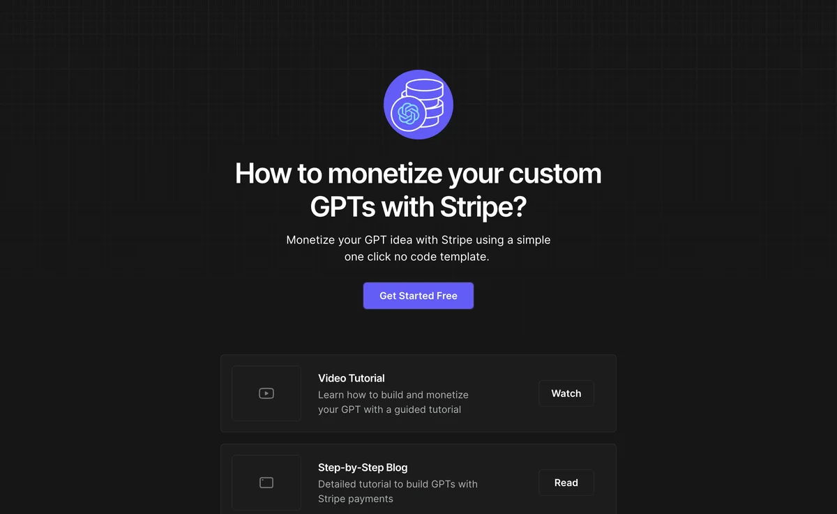 How to Monetize Your Custom GPTs with Stripe