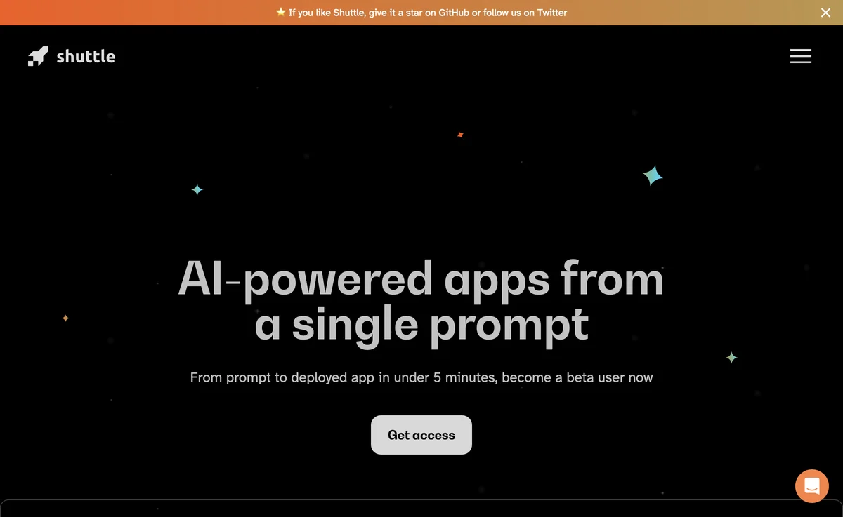 Shuttle AI: Deploy Apps from Prompts in Minutes