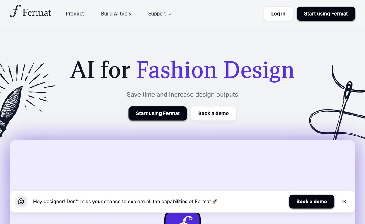 Fermat: AI Tool for Fashion Design Excellence