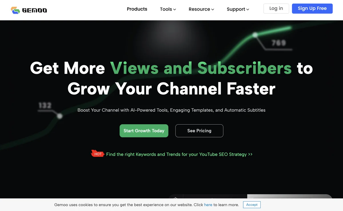 Boost Your YouTube Channel with Gemoo's AI Tools