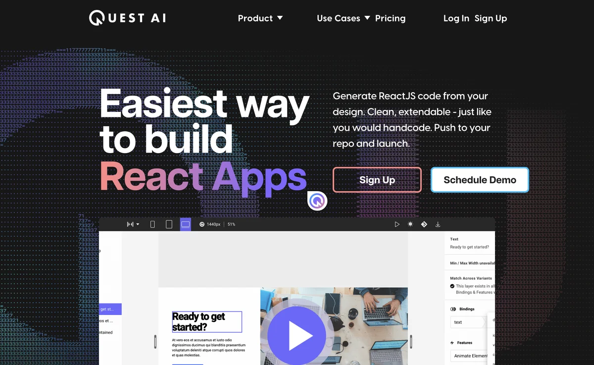 Build React Apps Effortlessly with Quest | Figma to React