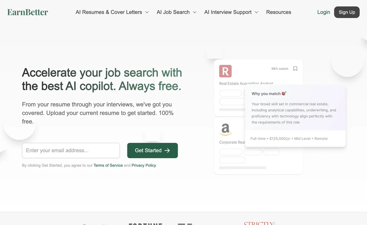 EarnBetter: Your Free AI Job Search Companion