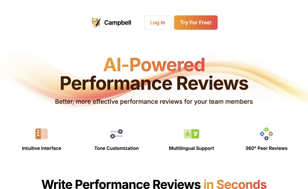 Campbell: AI-Powered Performance Reviews Made Easy