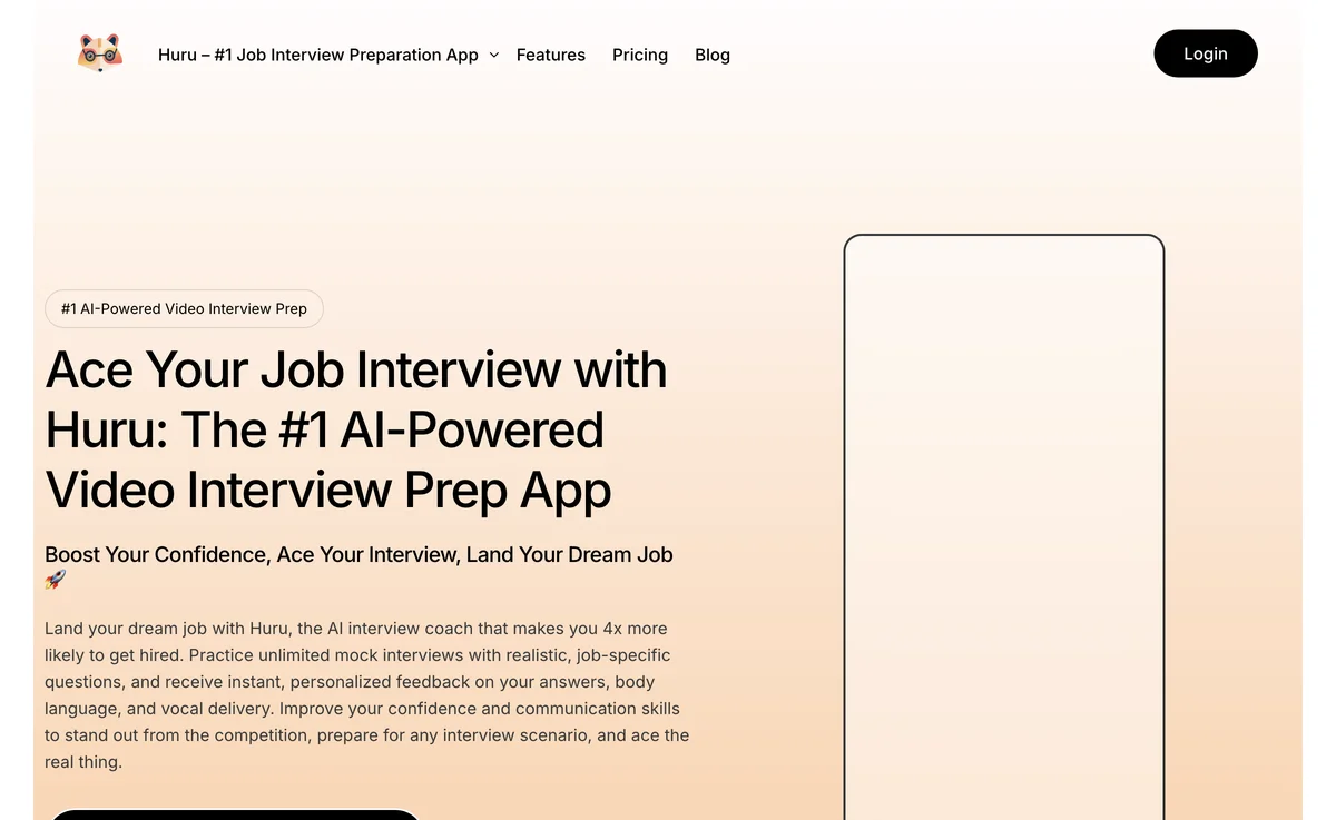 Ace Your Job Interview with Huru | #1 AI-Powered Interview Prep App