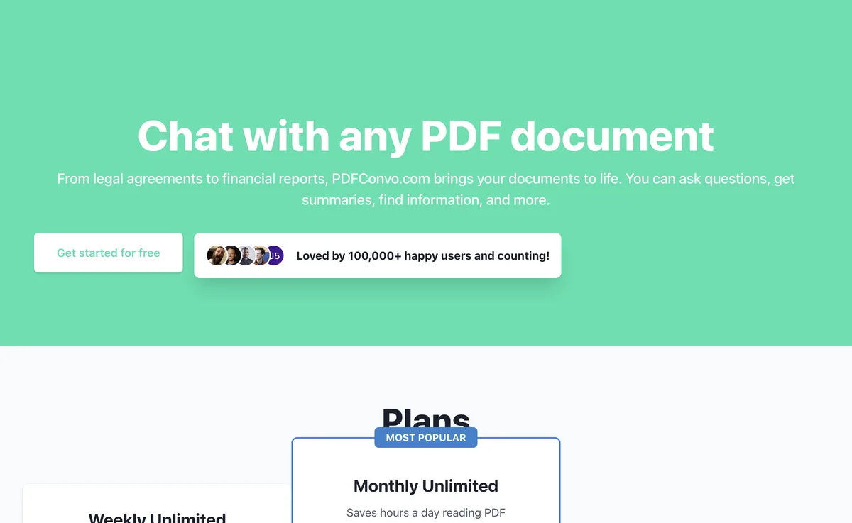 PDFConvo: Chat with Your PDF Using AI