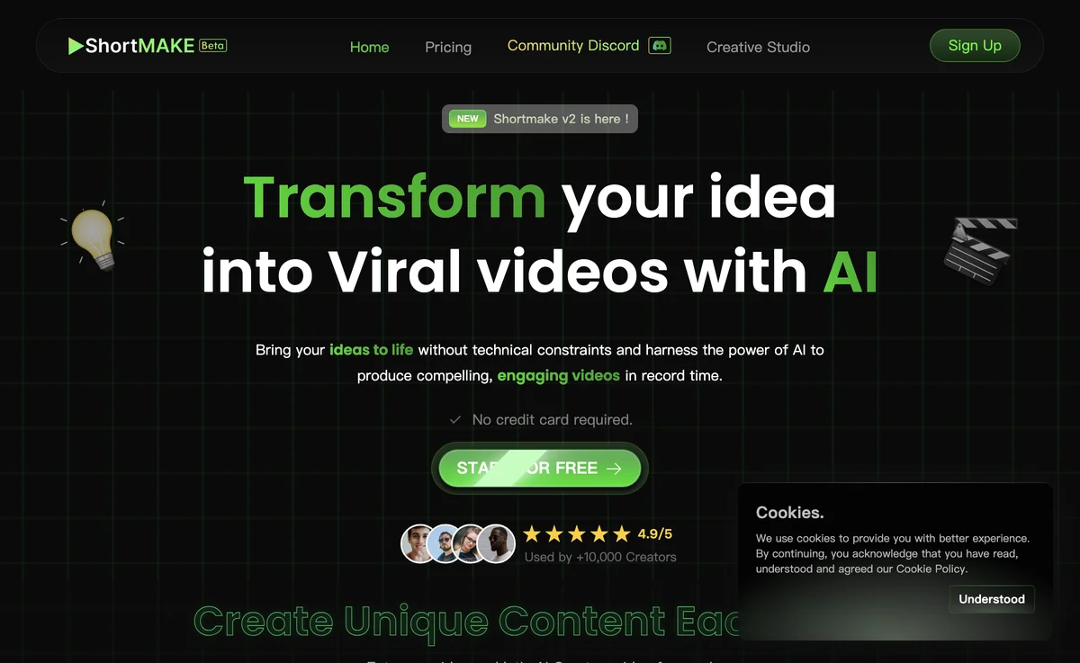 ShortMake: Create Engaging Videos with AI