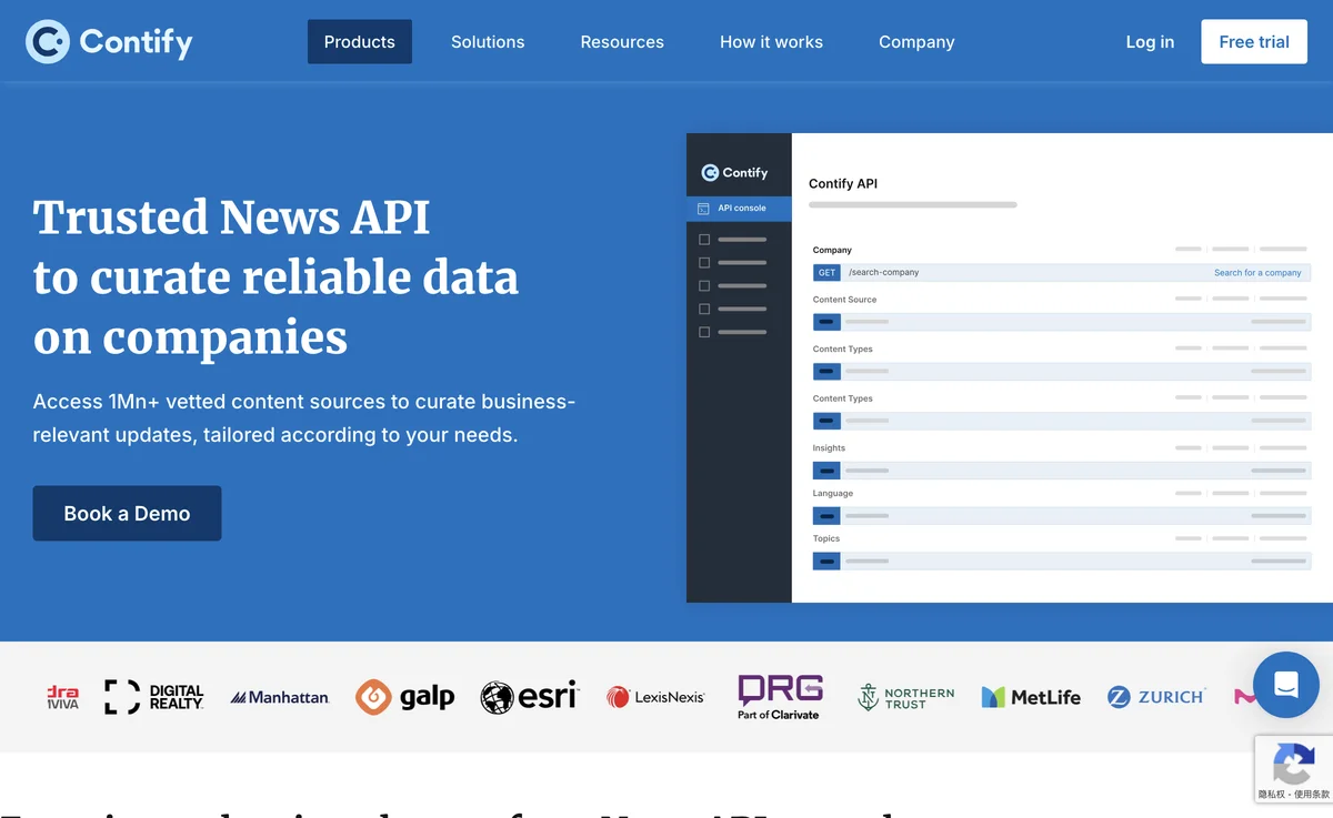 Contify News API | 寻找相关行业新闻的最佳工具