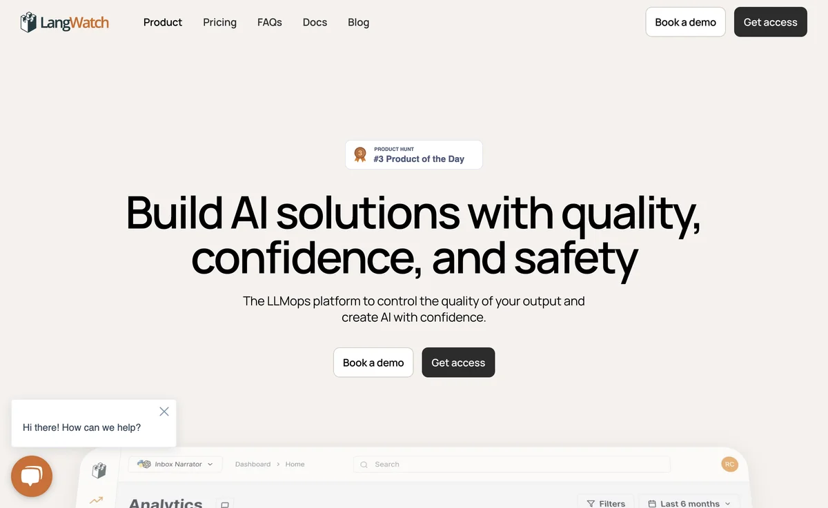 LangWatch: Elevate Your AI Solutions with Quality Control