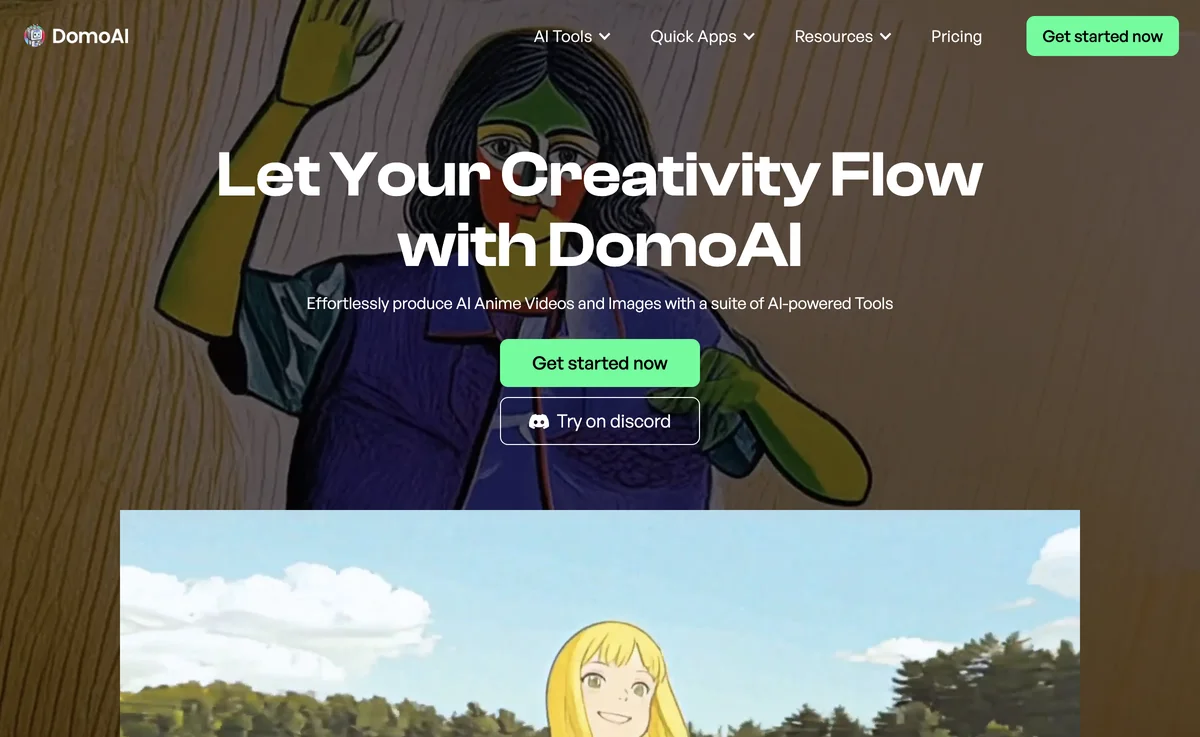 DomoAI: Your Ultimate AI Art Generator & Video Creator