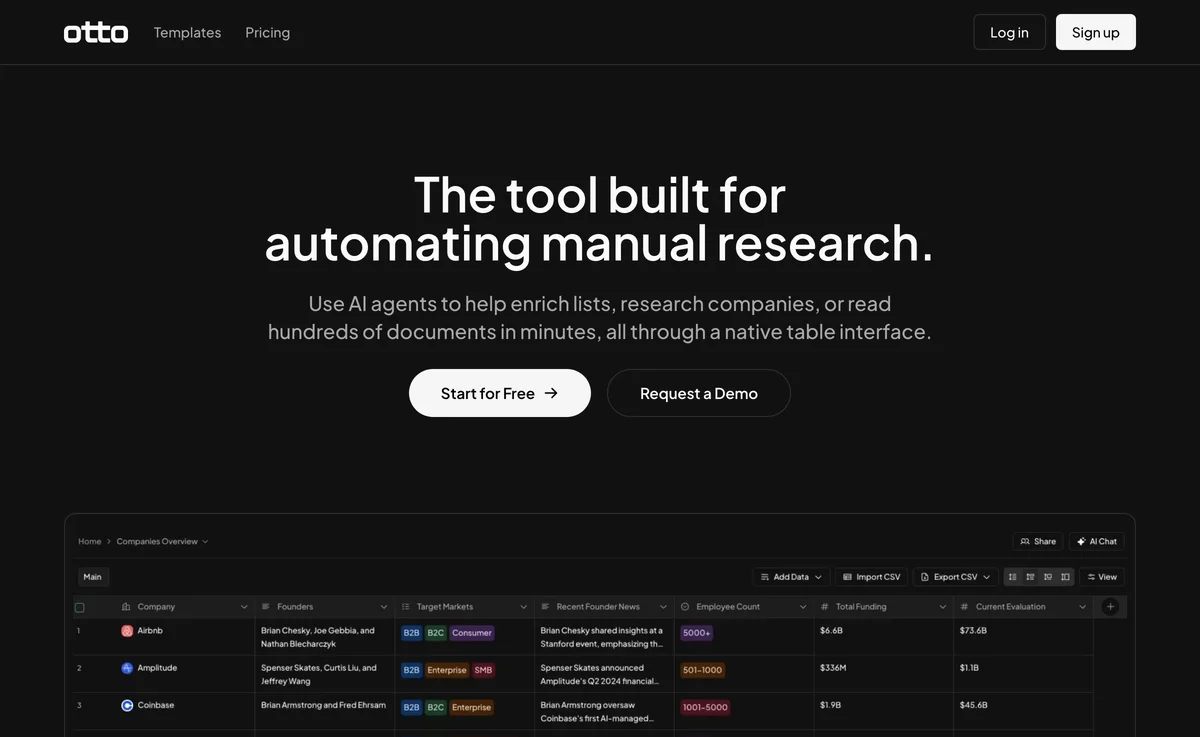 Otto: Automate Your Research with AI Agents