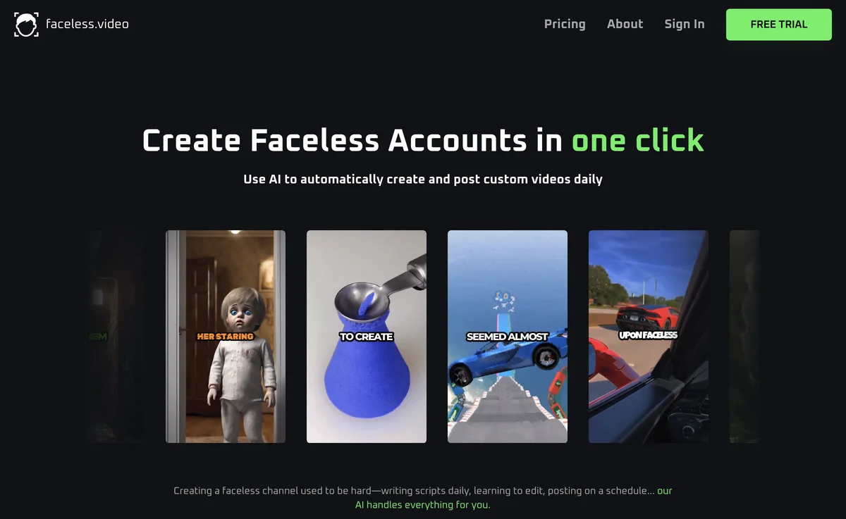 Faceless: Automate Your Video Creation Effortlessly