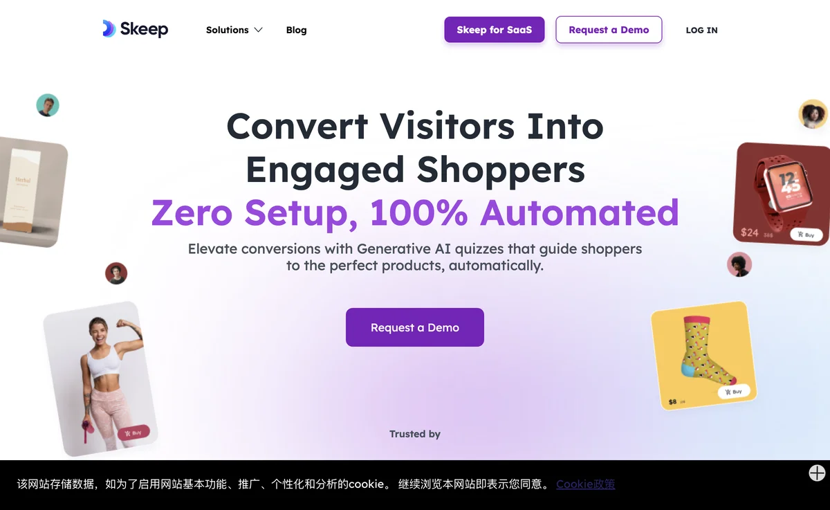 Skeep: AI Quizzes to Enhance E-commerce Conversions