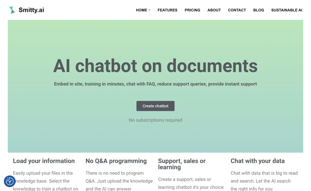 Smitty.ai: Your Go-To AI Chatbot for Customer Support