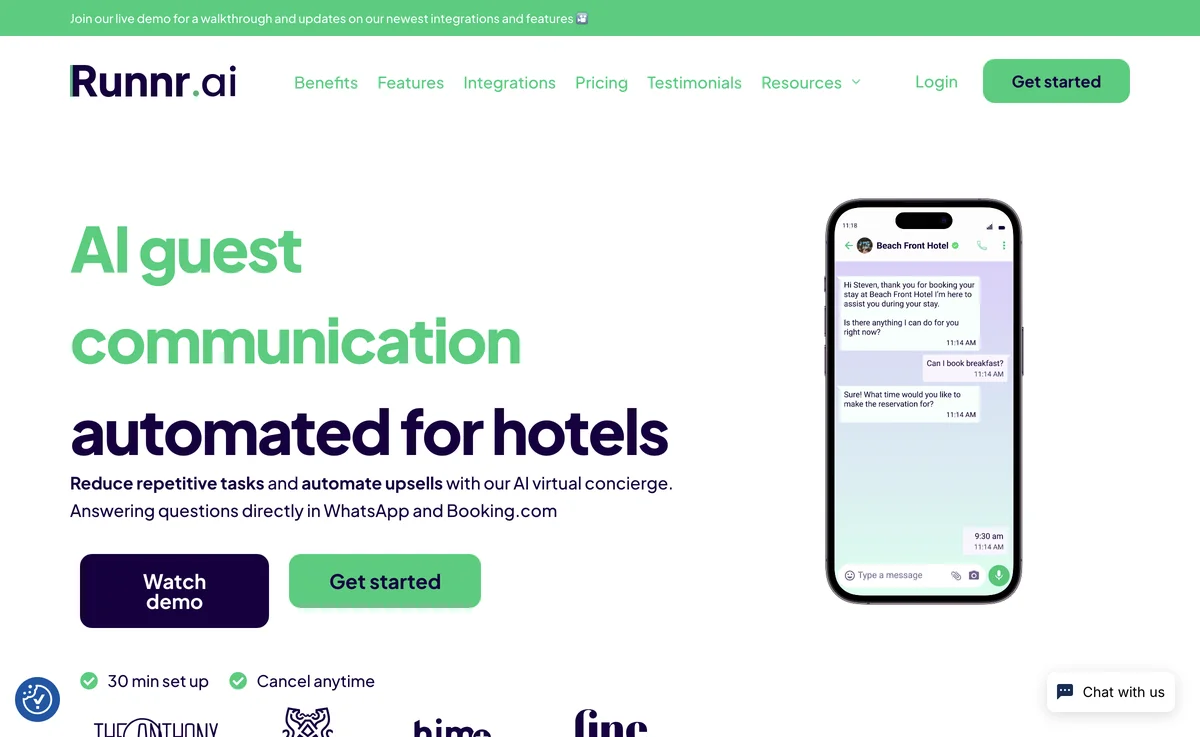 Runnr.ai: Revolutionizing Guest Engagement with AI Automation