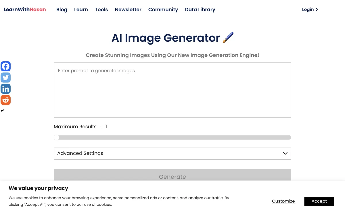 AI Image Generator - Tạo Hình Ảnh Đẹp Như Mơ