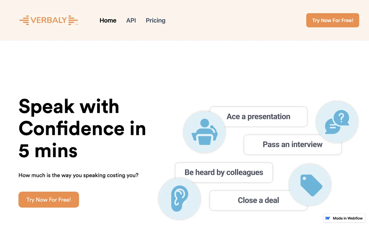 Verbaly: Enhance Your Speech Skills with AI Coaching