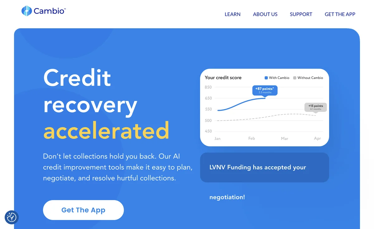 Cambio: Your AI Solution for Credit Improvement