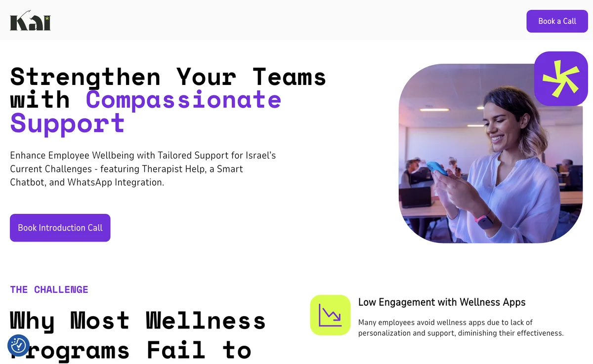 Enhance Employee Wellbeing with Kai's AI Support