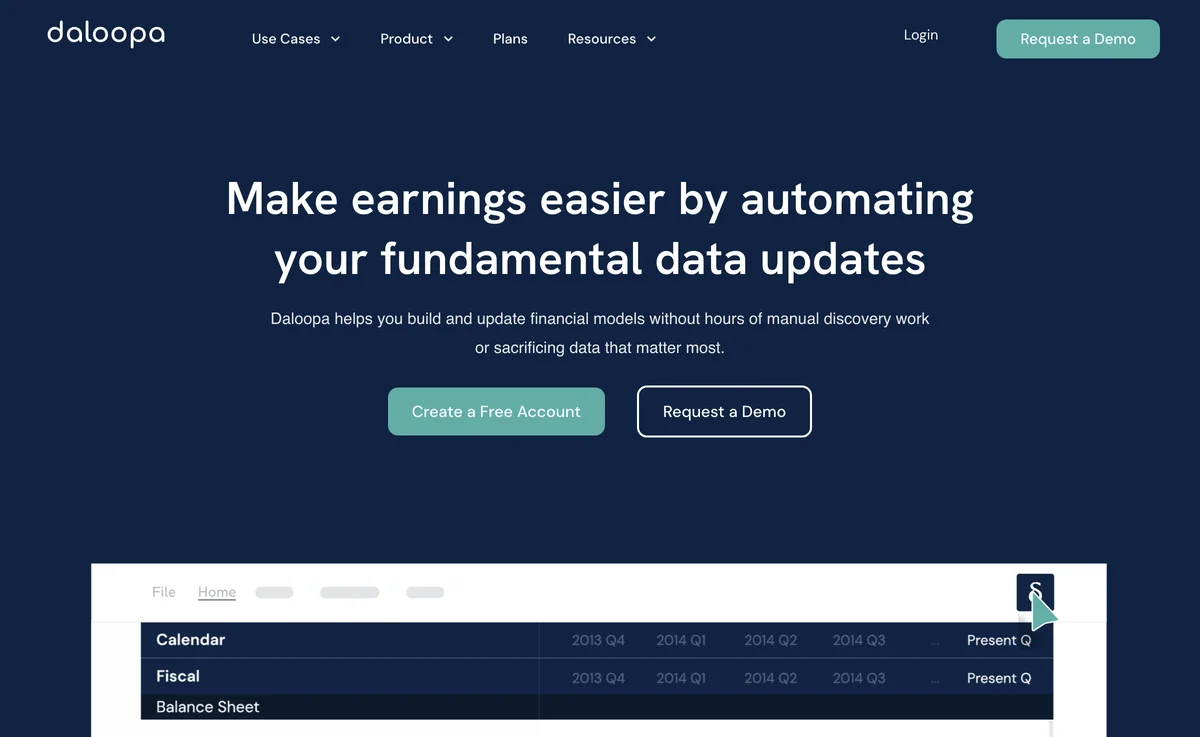 Daloopa: AI Financial Modeling Made Easy