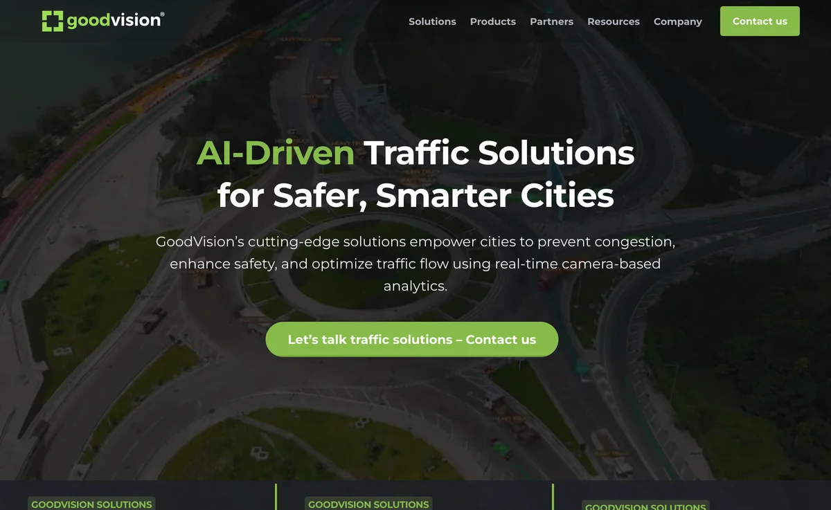 GoodVision: AI Traffic Solutions for Smart Cities