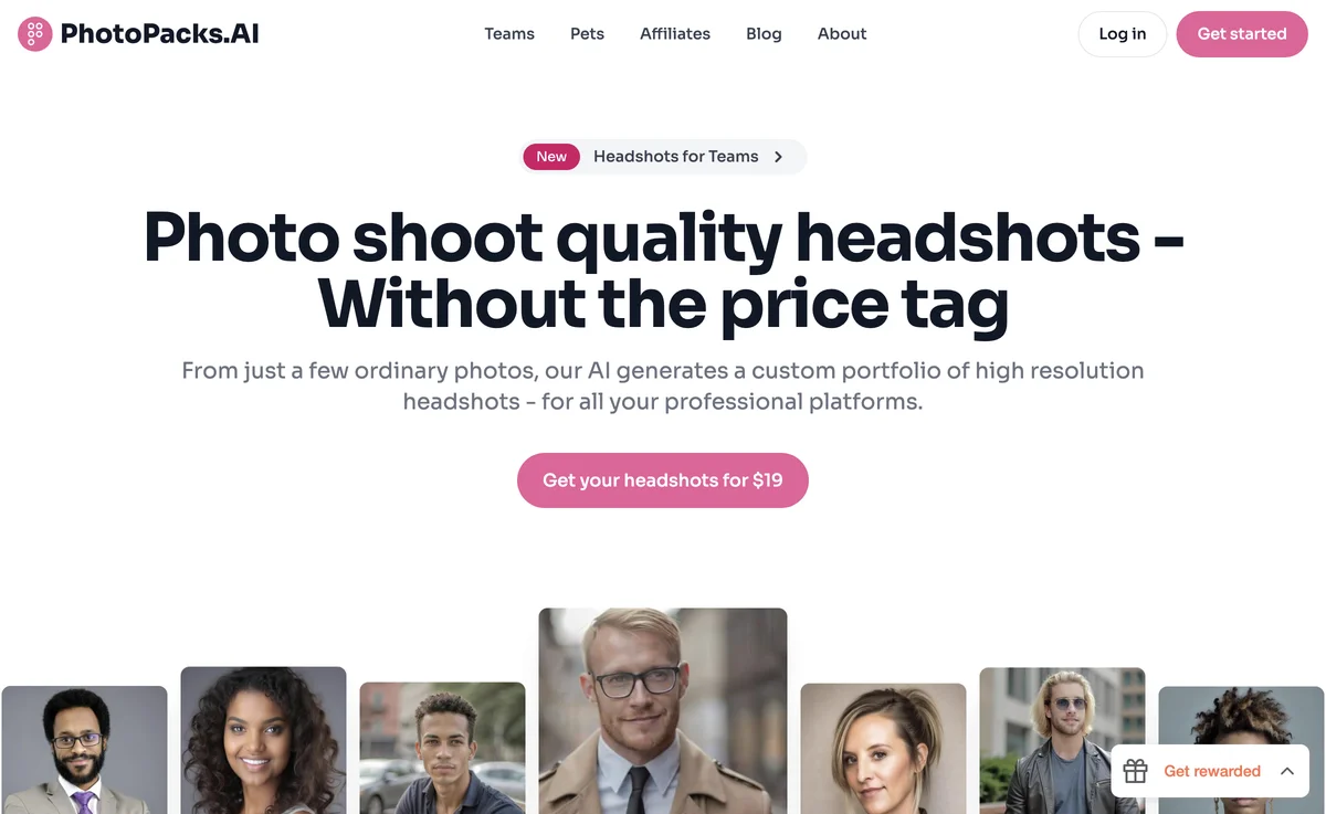 Get Stunning AI-Generated Headshots with PhotoPacks.AI