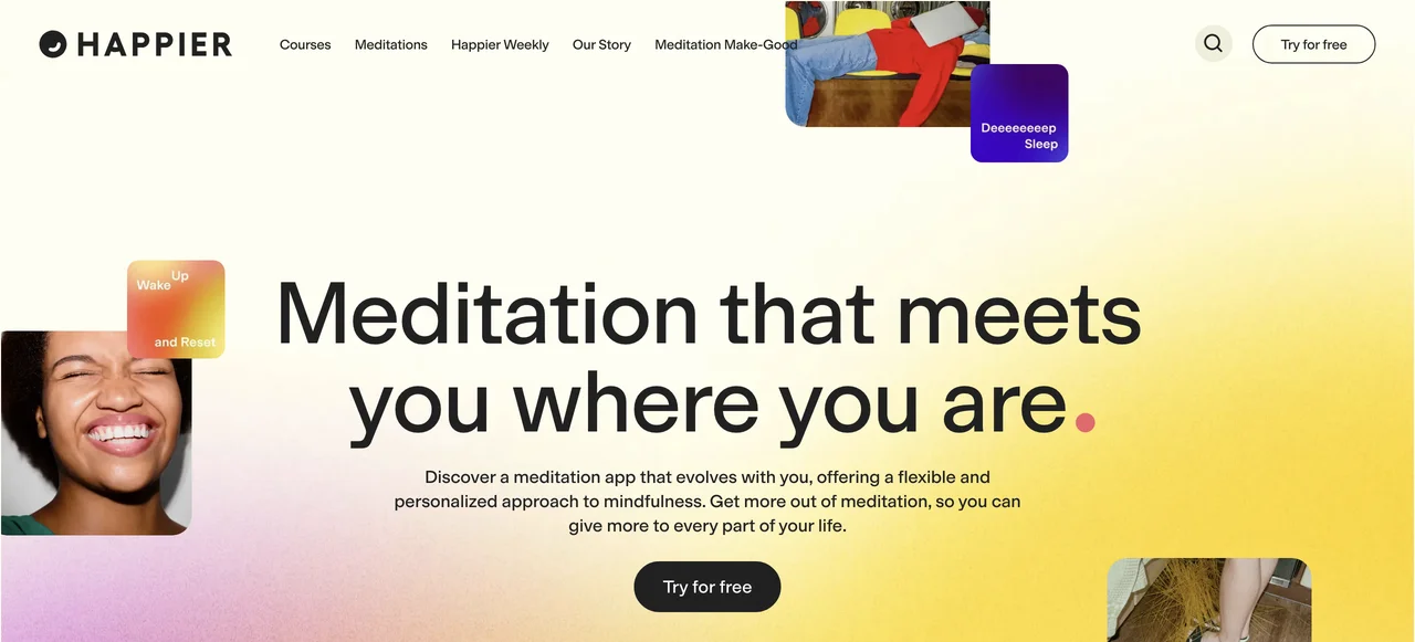 Happier: Personalized Meditation & Mindfulness for Real Life