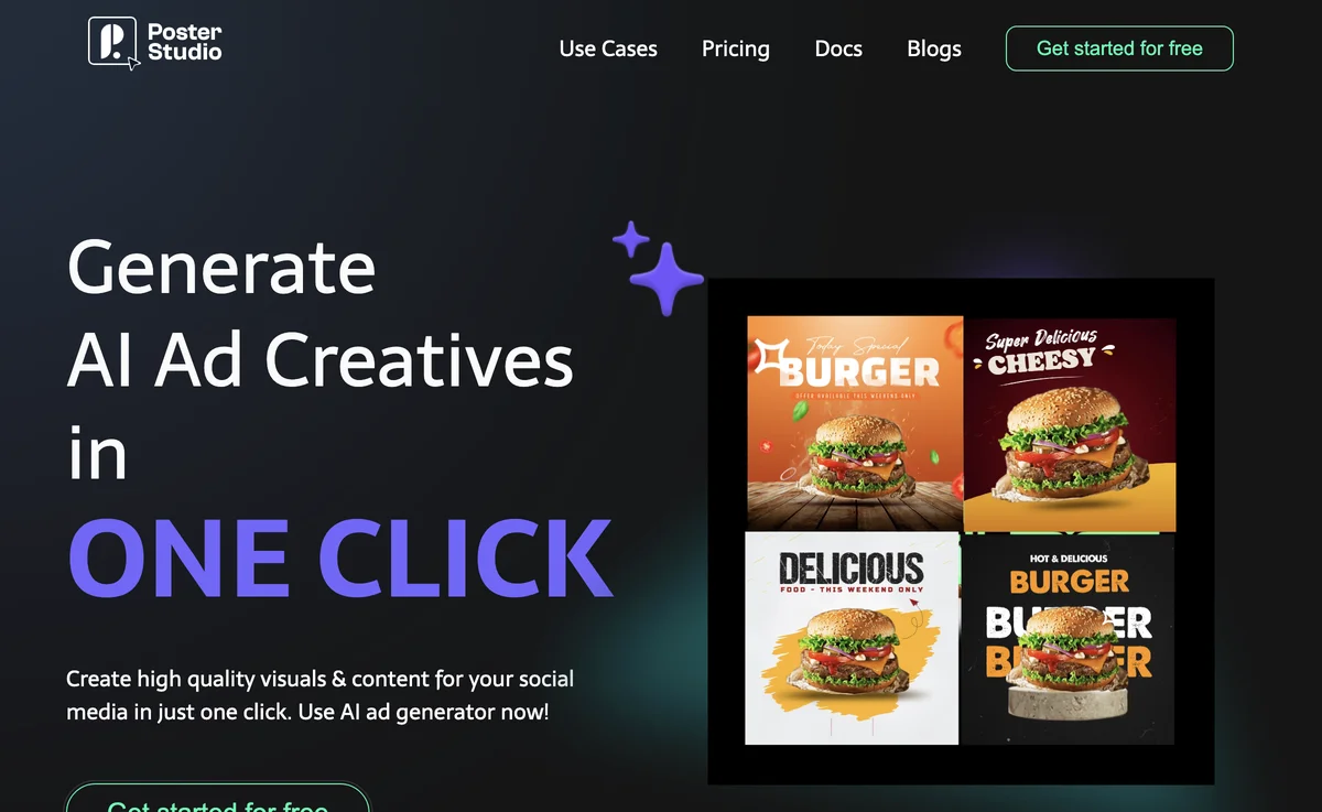 PosterStudio: Free AI Ad Creator for Social Media | Design Stunning Visuals