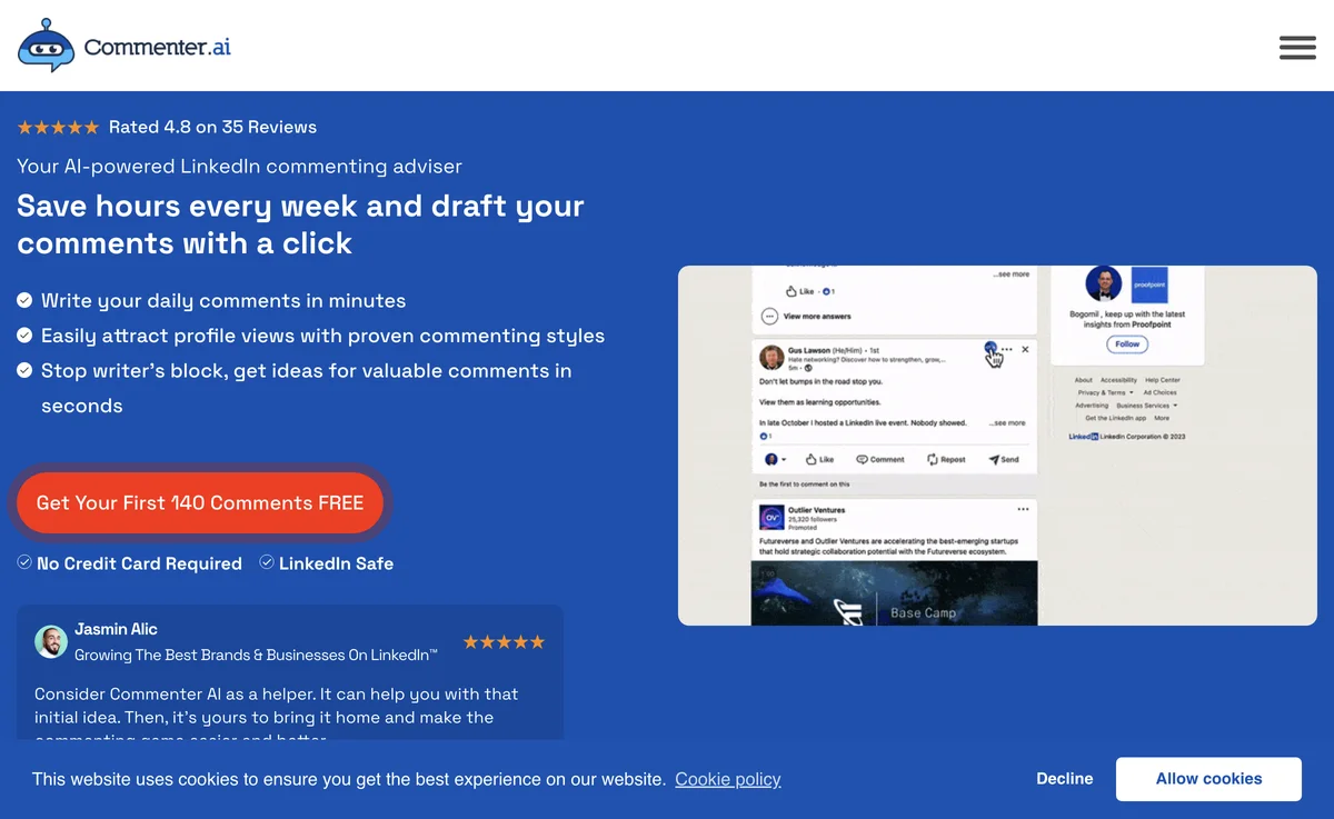 Boost Your LinkedIn Engagement with Commenter AI