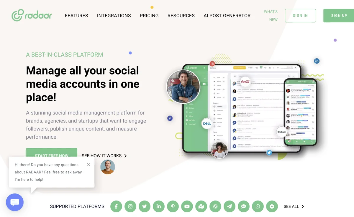 RADAAR: The Ultimate Social Media Management Tool