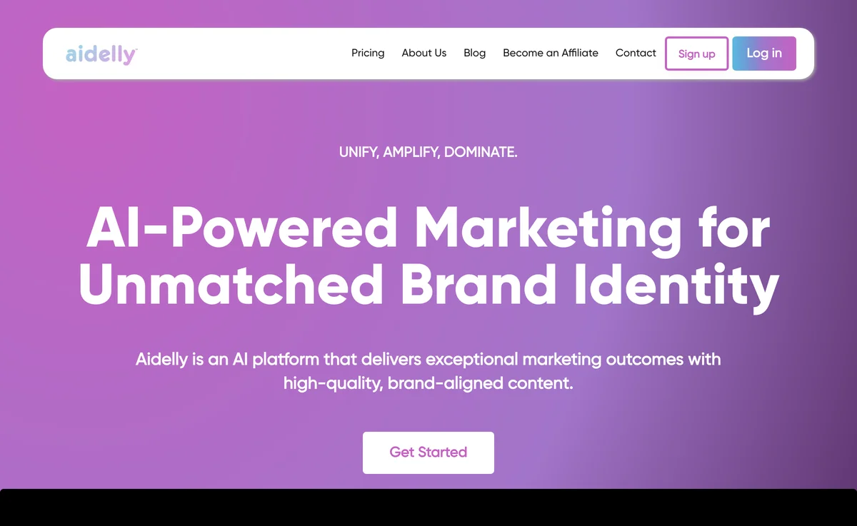 Unlock Your Brand's Potential with Aidelly: Your AI Marketing Director